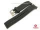 Uhrenarmband TIMEX 22mm schwarz Silikon glatt Rundansto� f�r T49211