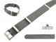 Uhrenarmband 20mm grau Durchzugsband f�r Aristo