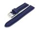 Uhrenarmband 22mm dunkelblau wasserfest (Schlie�enansto� 20 mm)