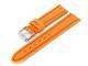 Uhrenarmband 22mm orange wasserfest (Schlie�enansto� 20 mm)