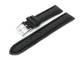 Uhrenarmband 20mm schwarz wasserfest (Schlie�enansto� 18 mm)