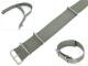Uhrenarmband 18mm feldgrau NATO-Durchzugsband