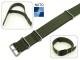Uhrenarmband 22mm oliv NATO-Durchzugsband