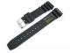 Uhrenarmband 20mm schwarz Silikon Sportband (Schlie�enansto� 18 mm)