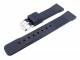 Uhrenarmband 24mm dunkelblau Silikon glatte Oberfl�che robust (Schlie�enansto� 22 mm)