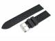 Uhrenarmband 24mm schwarz Silikon mit Carbonoptik (Schlie�enansto� 22 mm)