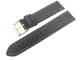 TOP: Uhrenarmband 24mm dunkelblau Carbon-Look helle Naht