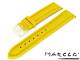 Uhrenarmband 18mm gelb wasserfest gepolstert von Marcco