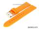 Uhrarmband 18mm orange Silikon wasserfest von MORELLATO