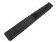 Uhrenarmband Klettverschluss 20mm schwarz reflektierende Naht