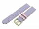 Uhrenarmband f�r Kinder 16mm violett (flieder) Doppelnaht (Schlie�enansto� 16 mm)