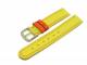 Uhrenarmband f�r Kinder 14mm gelb Doppelnaht (Schlie�enansto� 14 mm)