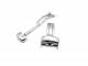 Kippfaltschlie�e (HeKFS-03) 20mm Edelstahl poliert f�r Leder-Uhrenarmb�nder