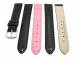 TOP: Uhrenarmband ALLIGATOR ELEGANCE 16 - 20mm schwarz, dunkelbraun oder pink, leicht gef�ttert