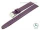 Uhrenarmband 16mm violett Lackleder glatt von KUKI (Schlie�enansto� 14 mm)