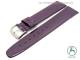 Uhrenarmband 20mm violett Lackleder glatt von KUKI (Schlie�enansto� 18 mm)
