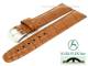 Uhrenarmband echt Alligator mit Kuki Flex-Patent 24mm hellbraun von KUKI (Schlie�enansto� 20 mm)