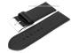 Uhrenarmband  32mm schwarz Oberfl�che sehr fein genarbt