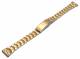 Uhrenarmband 12mm Edelstahl elegant goldfarben