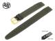Uhrenarmband 20mm fester Steg grau glatt