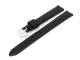 Uhrenarmband 12mm schwarz glatte Oberfl�che ohne Naht
