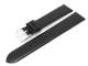 Uhrenarmband 18mm schwarz glatte Oberfl�che ohne Naht