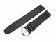 Uhrenarmband XL 18mm schwarz genarbt abgen�ht von Eichm�ller