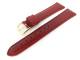 PREISTIPP: Uhrenarmband 16mm dunkelrot genarbte Oberfl�che abgen�ht