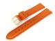 PREISTIPP: Uhrenarmband 18mm orange genarbte Oberfl�che abgen�ht
