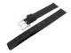 PREISTIPP: Uhrenarmband 12mm schwarz Alligator-Pr�gung gl�nzend