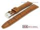 Uhrenband 18mm braun Alligator-Pr�gung abgen�ht von BOB