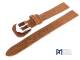 Uhrenband 14mm braun echt B�ffel genarbt von Piero Magli (Schlie�enansto� 12 mm)