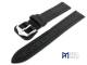 Uhrenband 18mm schwarz echt B�ffel genarbt von Piero Magli (Schlie�enansto� 16 mm)