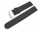Uhrenarmband 20mm schwarz fein perforiert (Schlie�enansto� 18 mm)