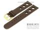 Uhrenarmband 20mm dunkelbraun RIOS \
