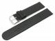 Uhrenarmband 18mm schwarz flach glatte Oberfl�che (Schlie�enansto� 18 mm)
