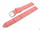Uhrenarmband 14mm rosa Alligator-Pr�gung (Schlie�enansto� 12 mm)