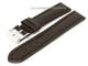 Uhrenarmband 20mm dunkelbraun genarbt (Schlie�enansto� 18 mm)