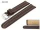Uhrarmband 22mm dunkelbraun RIOS \