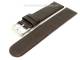 Uhrenarmband 20mm dunkelbraun Alligator-Pr�gung flach