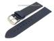 Uhrenarmband 20mm dunkelblau TITAN-Schlie�e glatte Oberfl�che ohne Naht