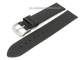 Uhrenarmband 18mm schwarz TITAN-Schlie�e glatte Oberfl�che ohne Naht