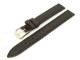 Uhrenarmband 14mm dunkelbraun glatte Oberfl�che abgen�ht