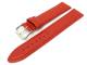 Uhrenarmband 20mm rot glatte Oberfl�che abgen�ht