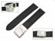 Uhrenarmband 18mm schwarz Faltschlie�e genarbt (Schlie�enansto� 18 mm)