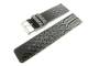 Uhrenarmband 24mm grau-anthrazit Schlangen-Narbung