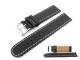 Uhrenarmband 18mm schwarz B�ffelnarbung Special-Air-System