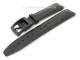Uhrenarmband f�r Swatch 17mm schwarz Kaiman-Pr�gung abgen�ht