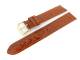 TOP: Uhrenarmband 20mm braun Kroko-Pr�gung (Caiman) gl�nzend