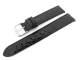 TOP: Uhrenarmband 18mm schwarz Kroko-Pr�gung (Caiman) gl�nzend